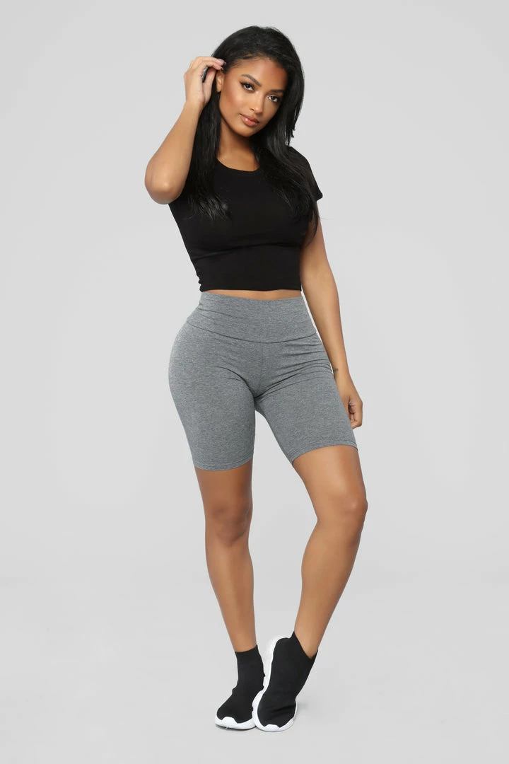 Outlet π€© Fashion Nova Brooke Biker Shorts - Grey β 6 Fashion Nova Brooke Biker Shorts - Grey