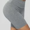 Fashion Nova Brooke Biker Shorts - Grey