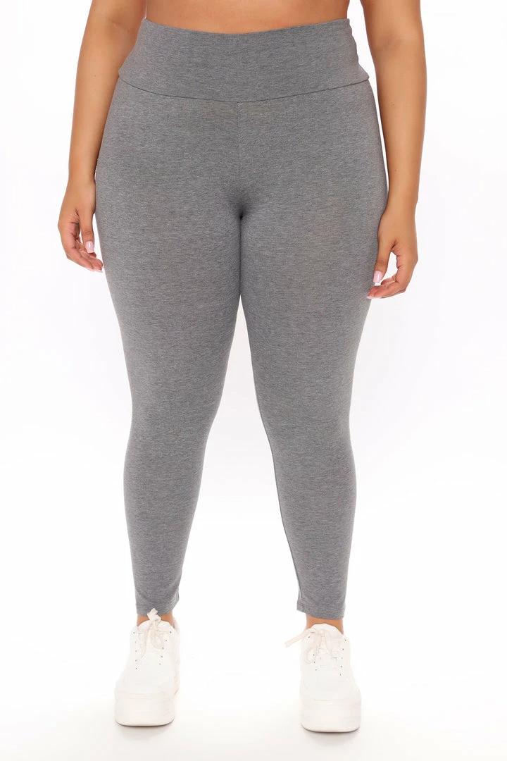 Fashion Nova Brooke Leggings - Heather Grey