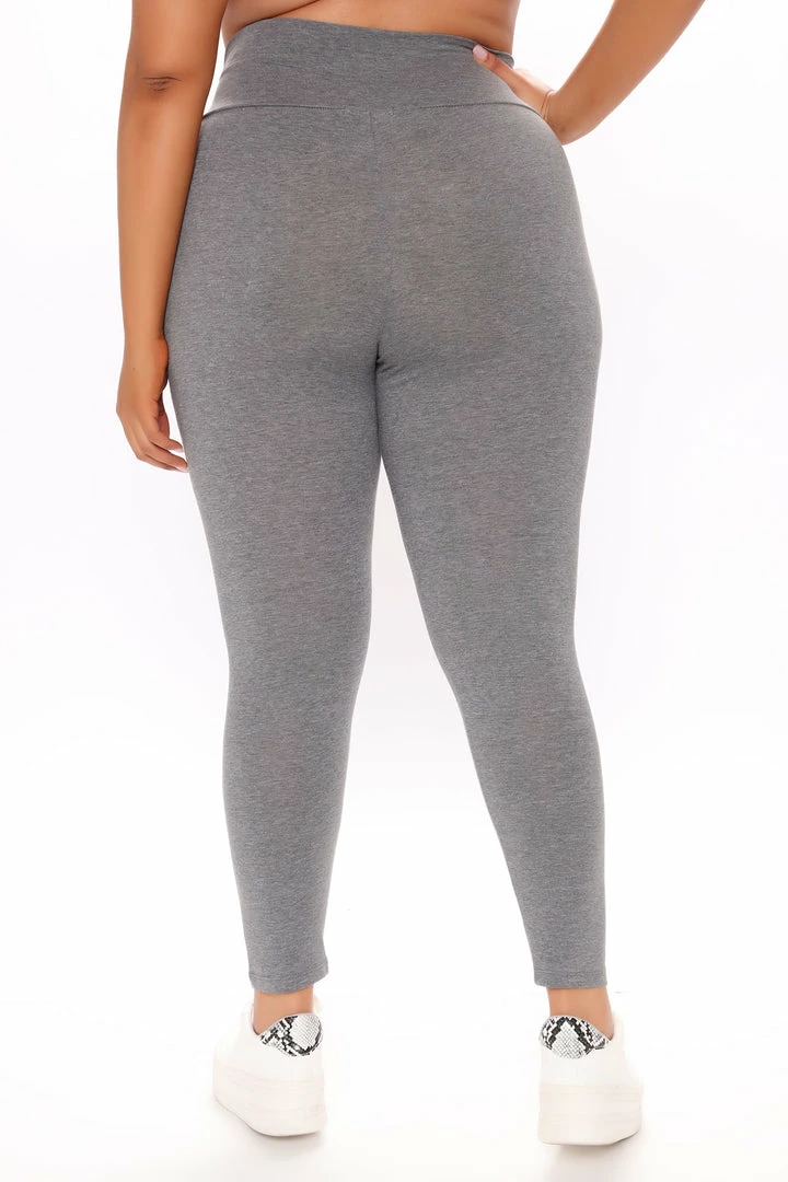 Fashion Nova Brooke Leggings - Heather Grey