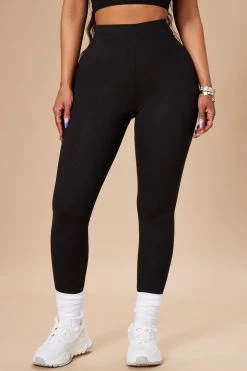 Fashion Nova Almost Every Day Leggings - Black