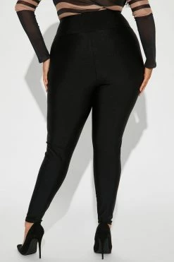 Fashion Nova Brianne High Rise Leggings - Black