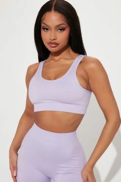 Activewear Shop 26 Fashion Nova Power Move Sports Bra - Lavender Sports Bras