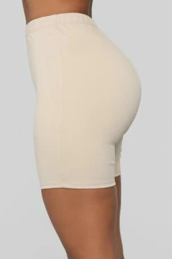 Fashion Nova Classic Mini Biker Shorts - Mocha