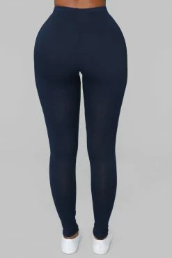 Fashion Nova Kim Basic Legging - Navy
