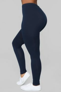 Fashion Nova Kim Basic Legging - Navy