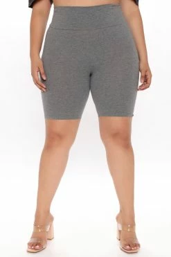 Outlet π€© Fashion Nova Brooke Biker Shorts - Grey β 29 Fashion Nova Brooke Biker Shorts - Grey