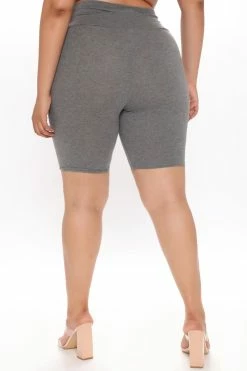 Outlet π€© Fashion Nova Brooke Biker Shorts - Grey β 31 Fashion Nova Brooke Biker Shorts - Grey