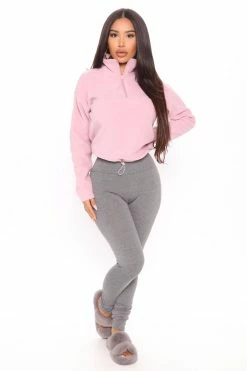 Fashion Nova Brooke Leggings - Heather Grey