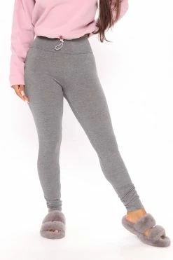 Fashion Nova Brooke Leggings - Heather Grey