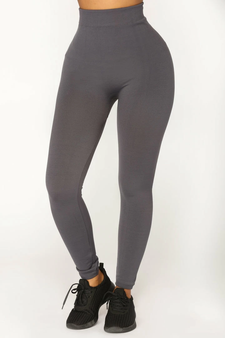 Best Sale βοΈ Fashion Nova Since Day One Seamless Leggings - Charcoal π 3 Fashion Nova Since Day One Seamless Leggings - Charcoal