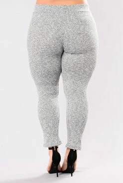 Fashion Nova Wanderlust Leggings - Grey
