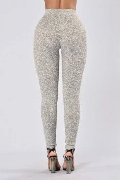 Fashion Nova Wanderlust Leggings - Grey