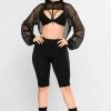 Fashion Nova Classic Seamless Biker Short - Black Biker Shorts
