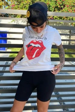 Fashion Nova Natalee Biker Shorts - Black