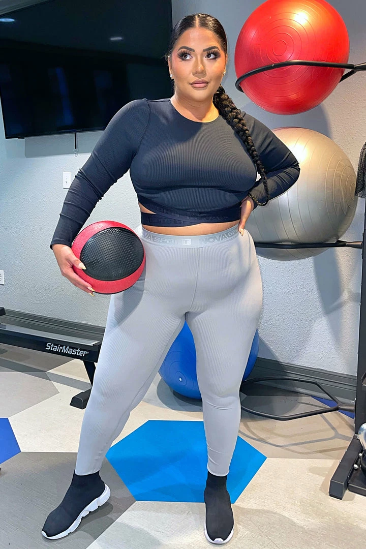 New ๐ Fashion Nova Never Forget Ribbed Active Crop Top - Black Activewear Tops ๐ 7 Fashion Nova Never Forget Ribbed Active Crop Top - Black Activewear Tops