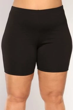 Fashion Nova Classic Mini Biker Shorts - Black